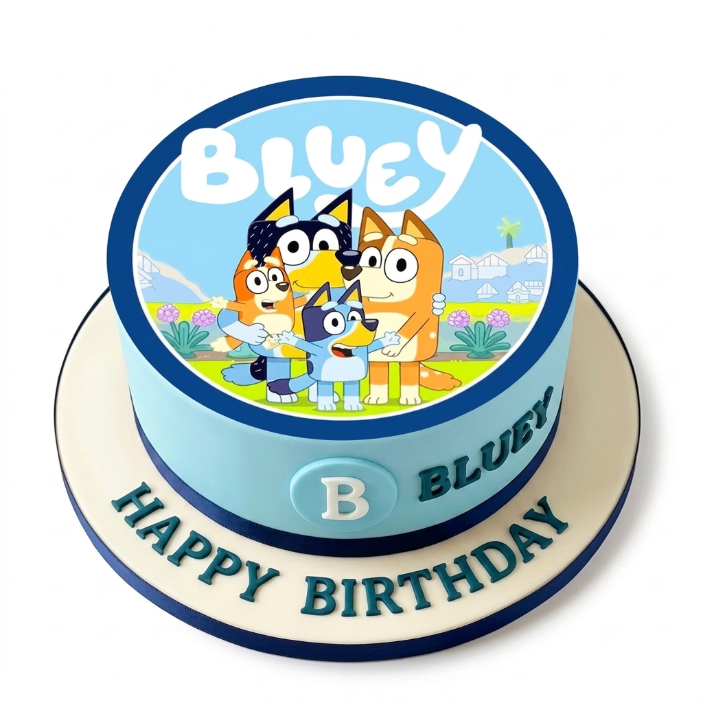 Bluey Birthday Cake for Kids