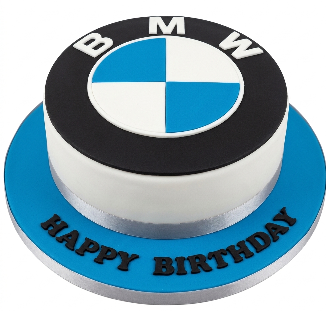BMW Logo Birthday Cake