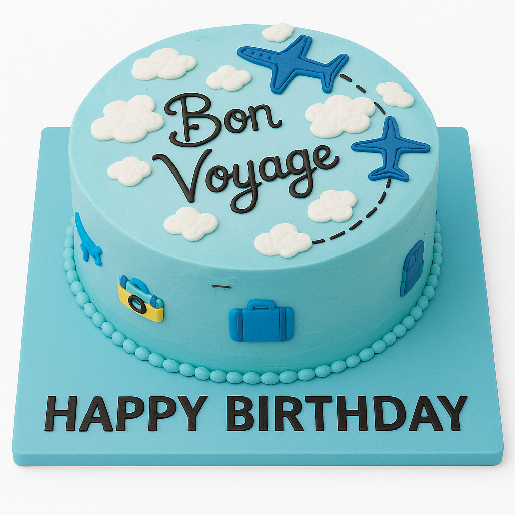 Bon Voyage Cake