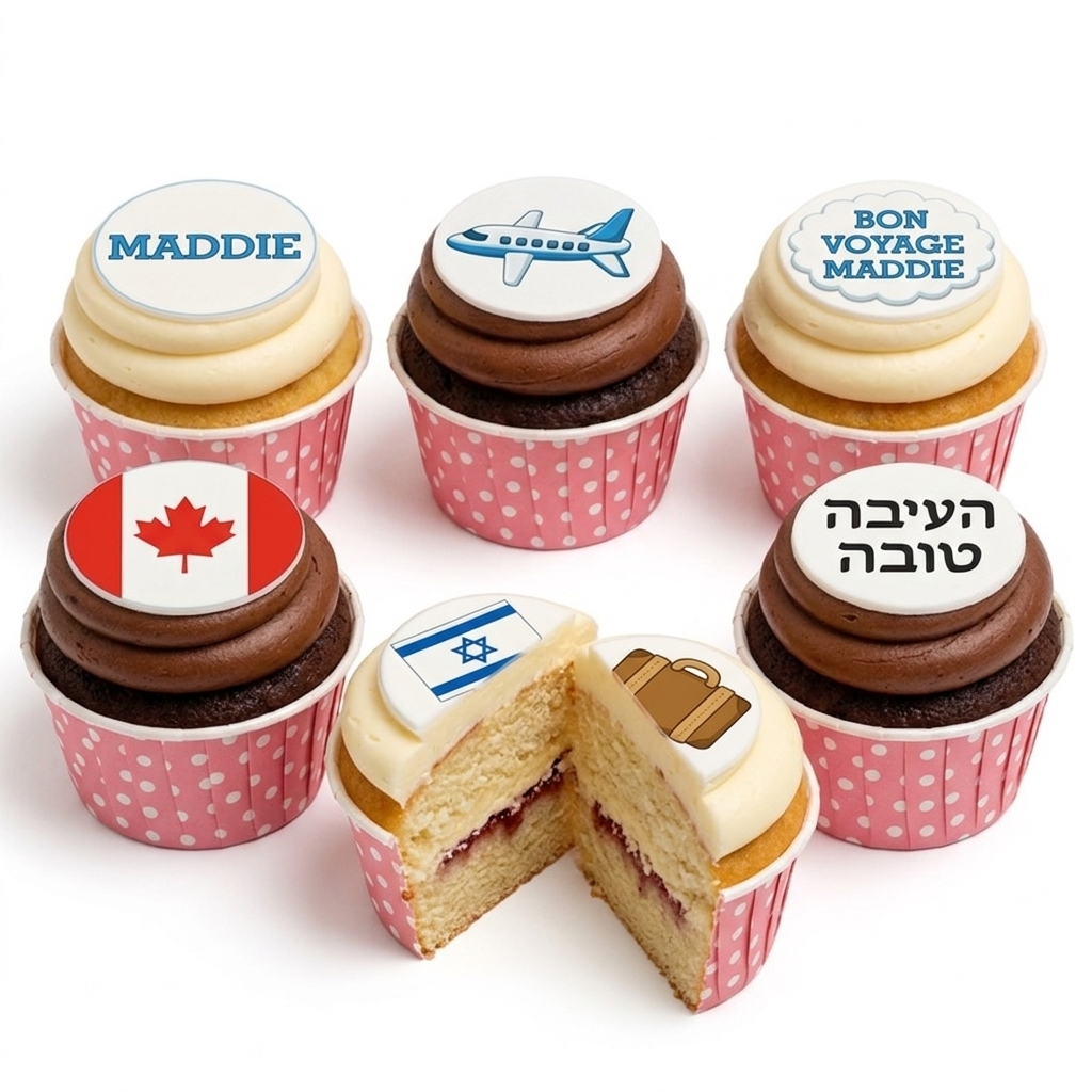 Travel Theme Cupcakes