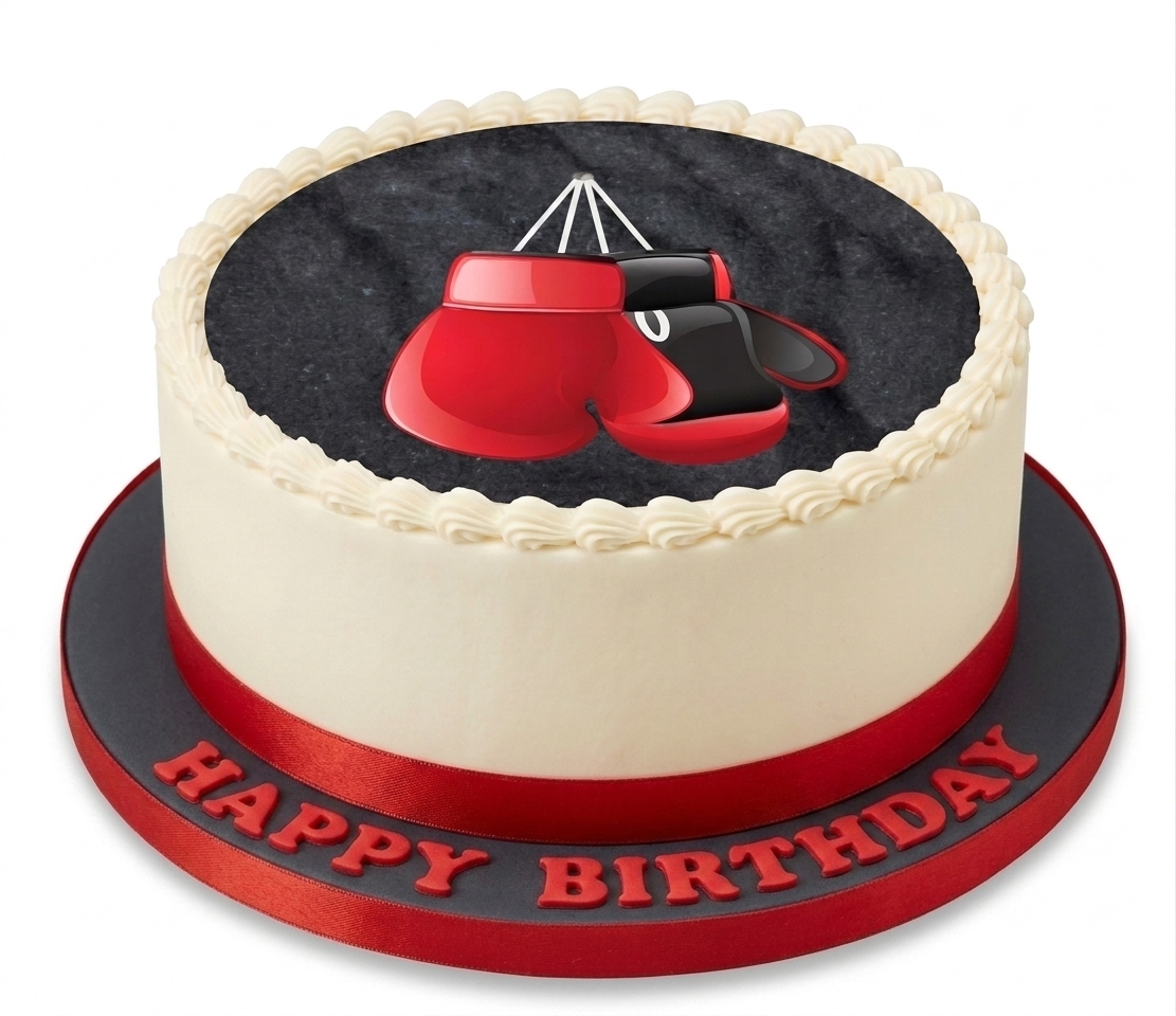Boxing Birthday Cake for Him