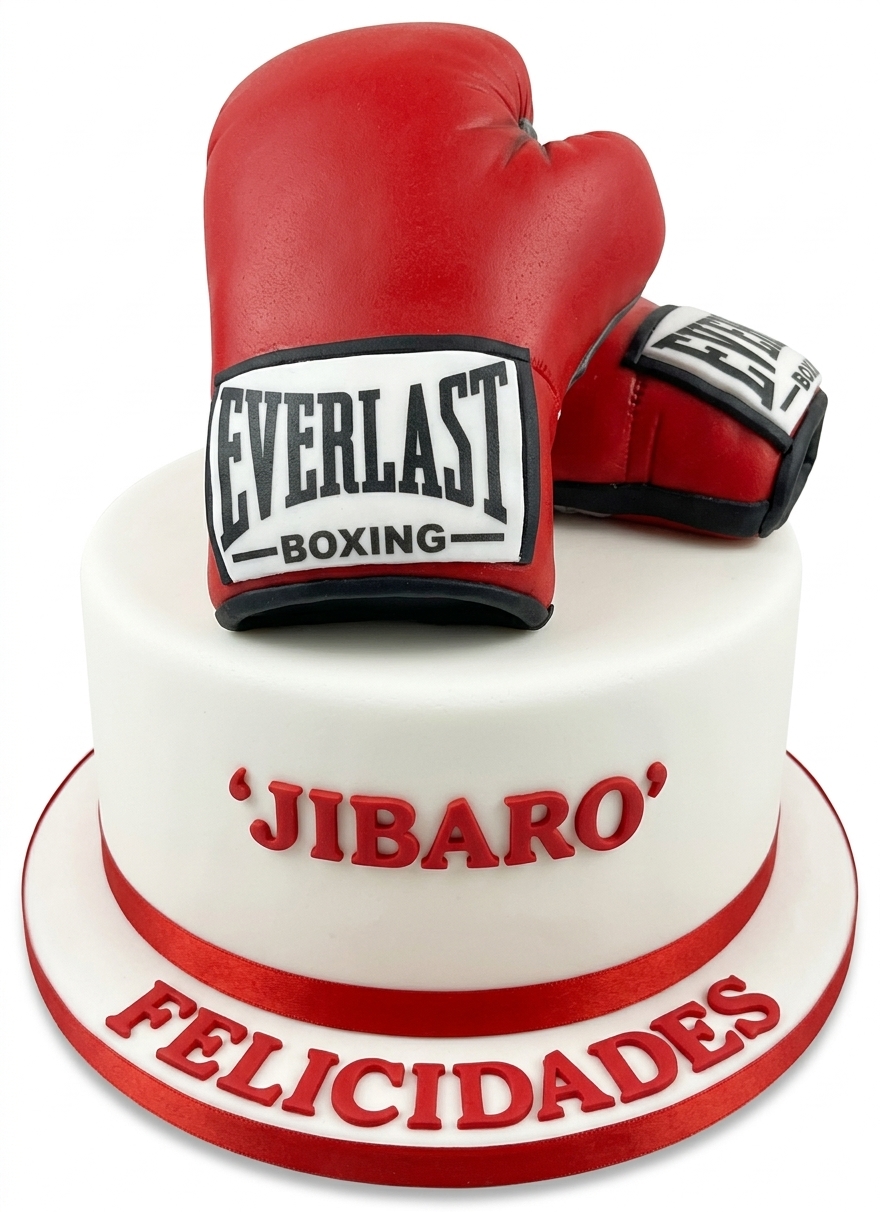 Boxing Gloves Birthday Cake