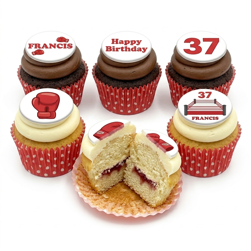 Boxing Birthday Cupcakes