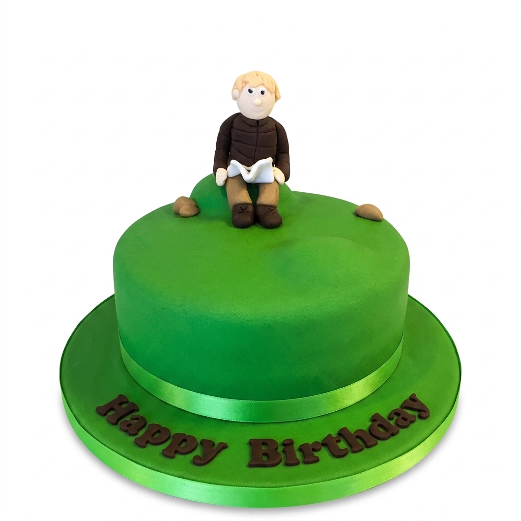 Reading Theme Birthday Cake for Him