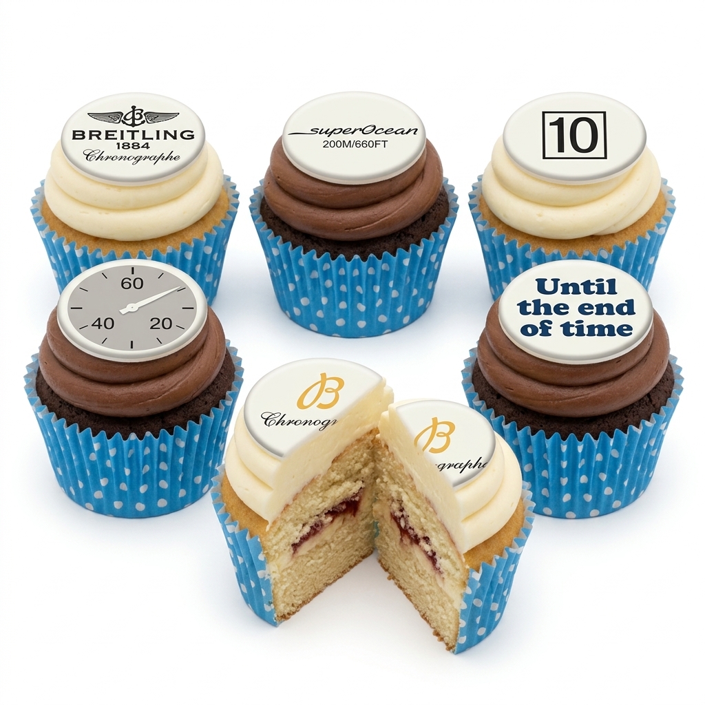 Breitling Watch Theme Birthday Cupcakes