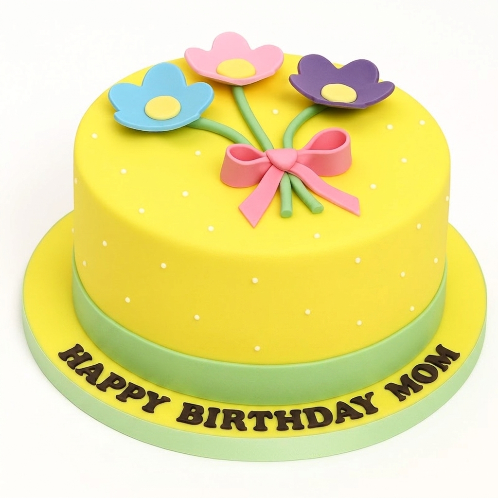 Floral Bouquet Birthday Cake for Her