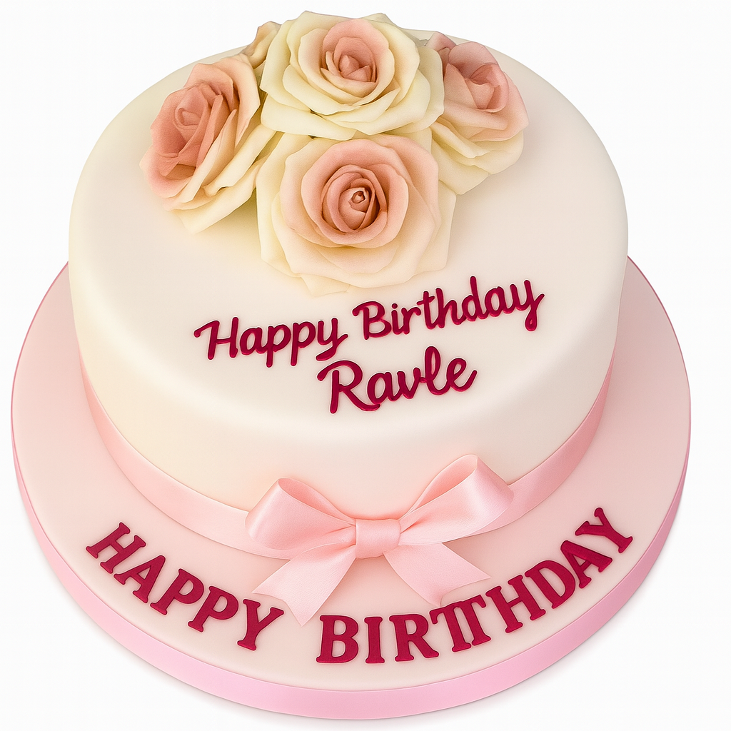 Bunch of Roses Birthday Cake 