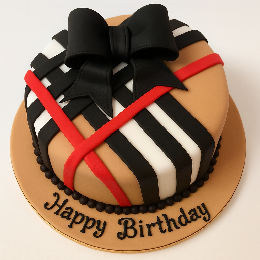 Burberry cake