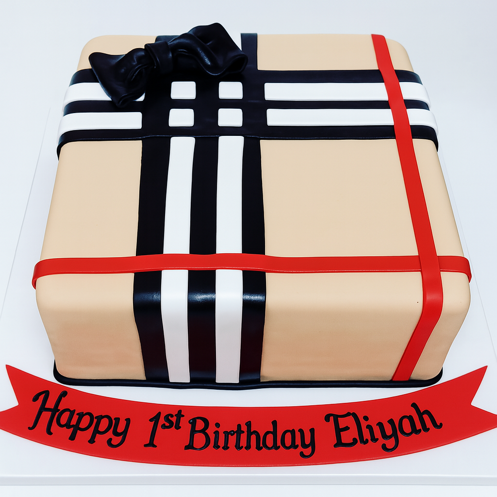 Burberry cake