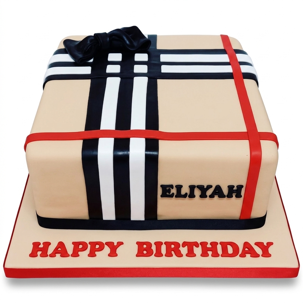 Burberry Birthday Cake
