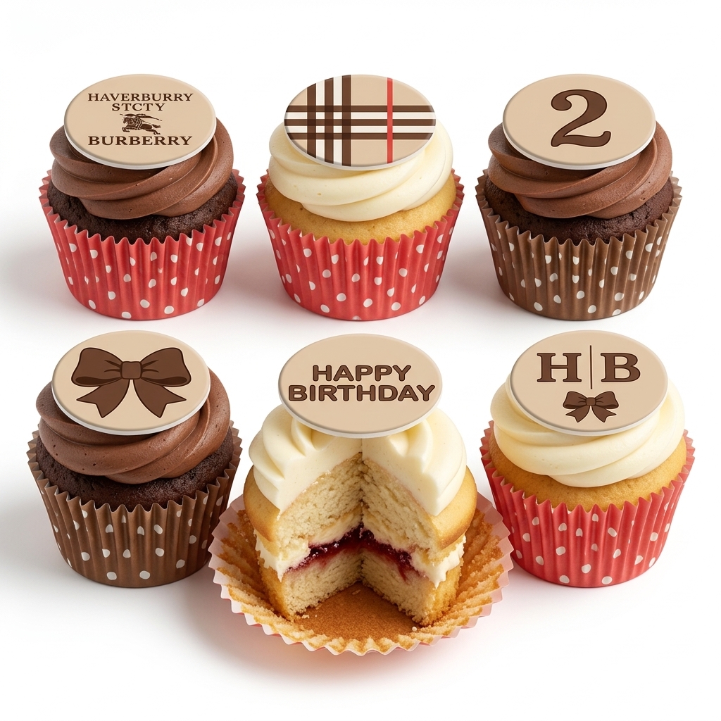 Designer Birthday Cupcakes for Her