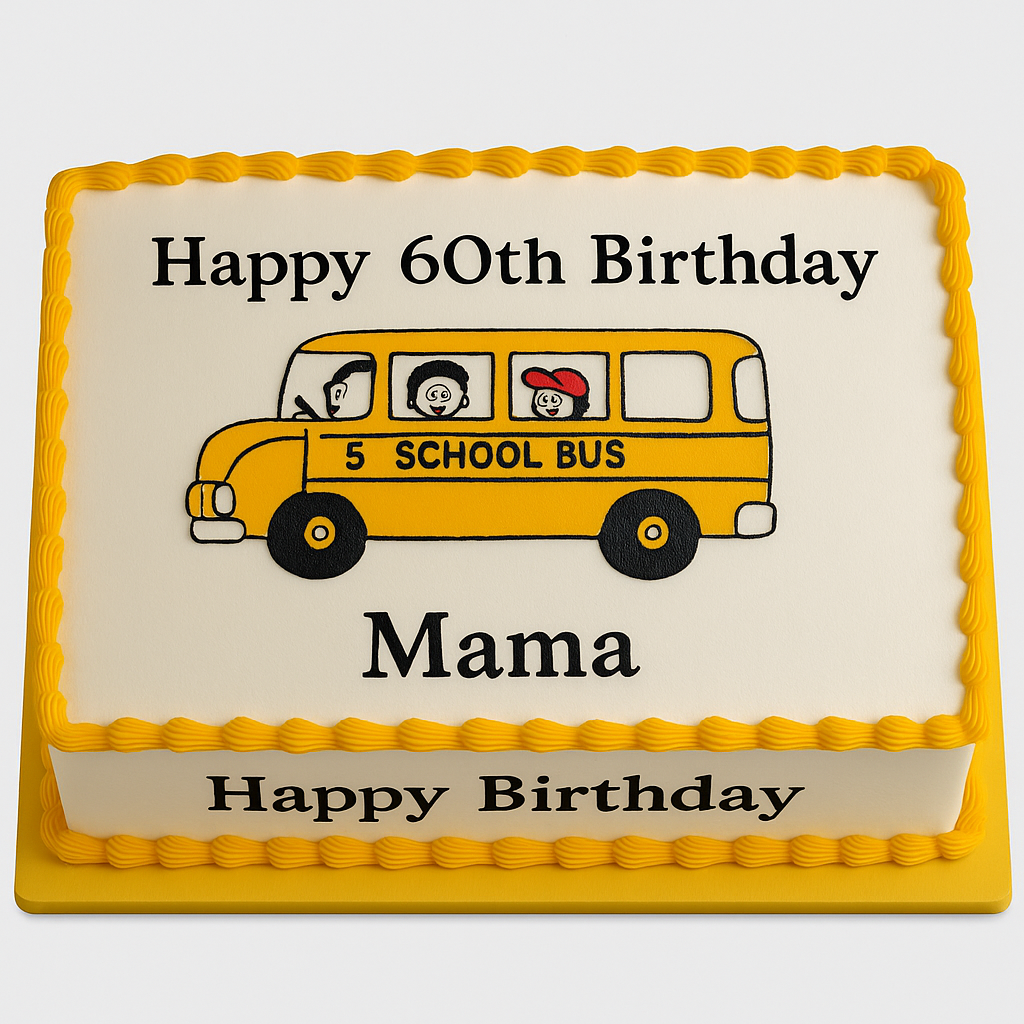 Bus cake