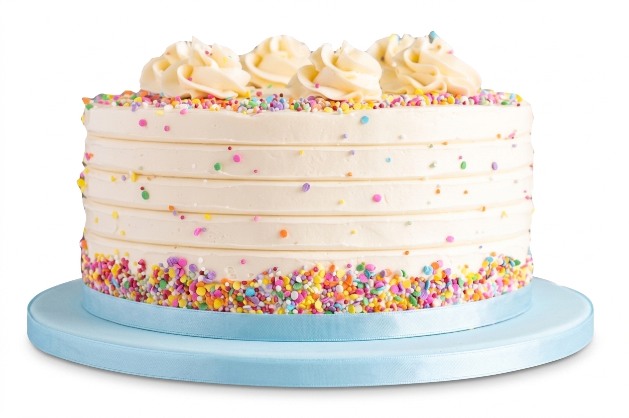 Colourful Sprinkles Birthday Cake