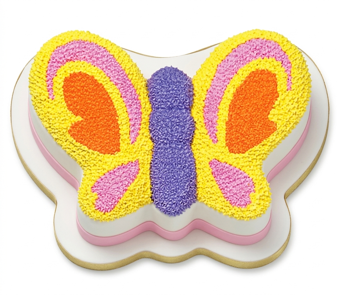 Butterfly Birthday Cake for Girls