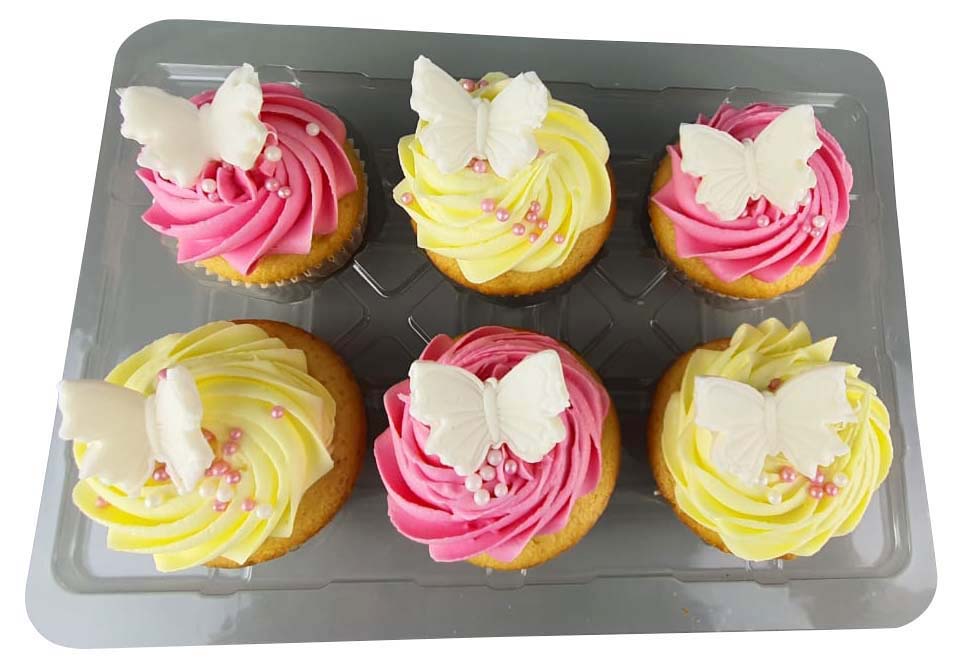 Butterfly Theme Cupcakes - Pack of 6