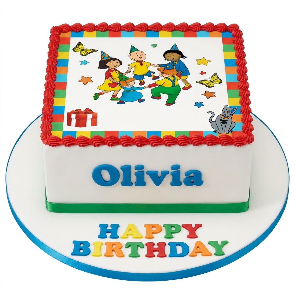Caillou Kids Birthday Cake