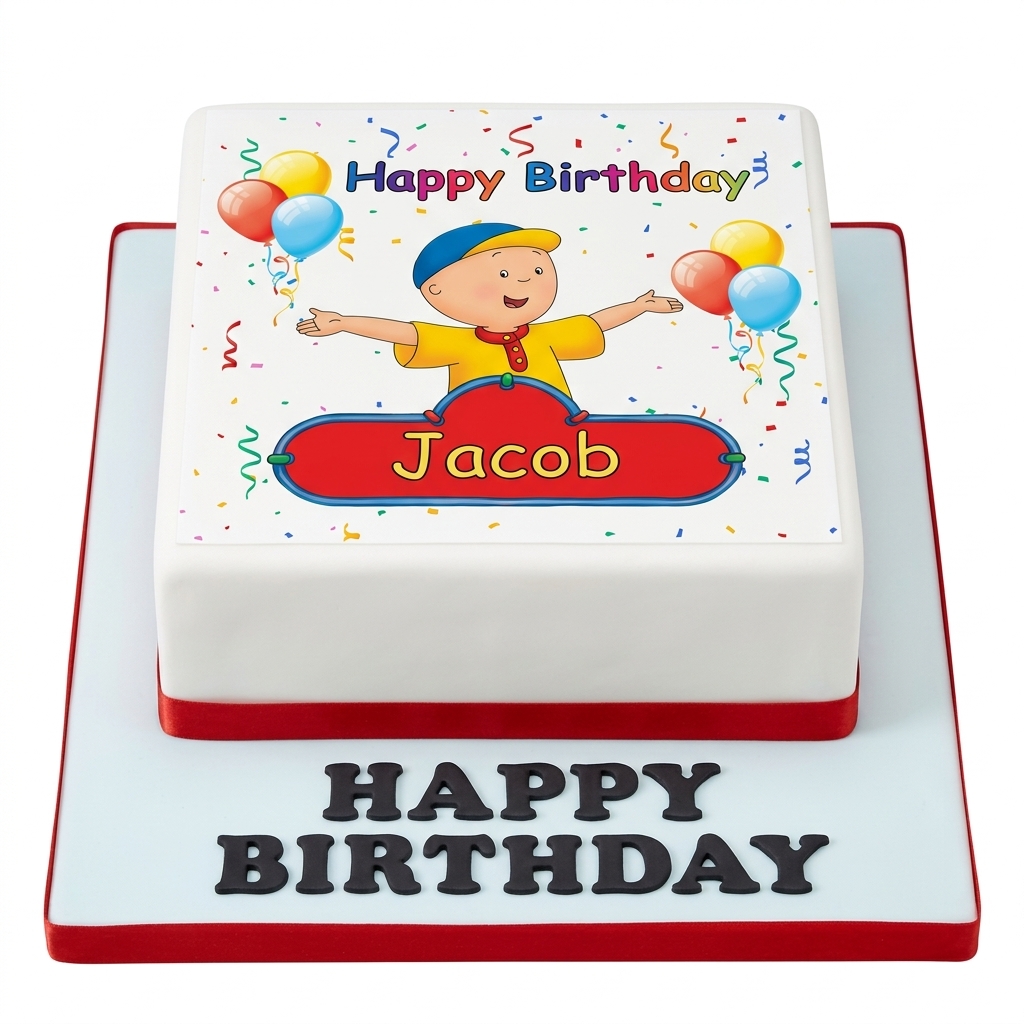 Caillou Kids Birthday Cake