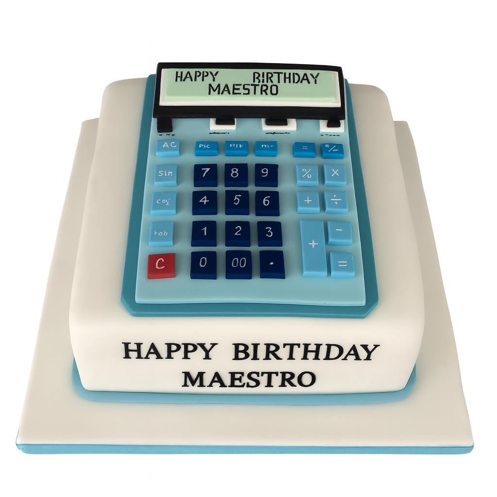 Calculator Cake