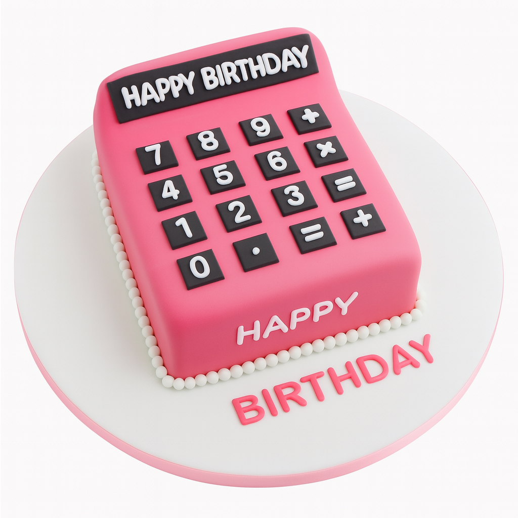 Calculator Cake