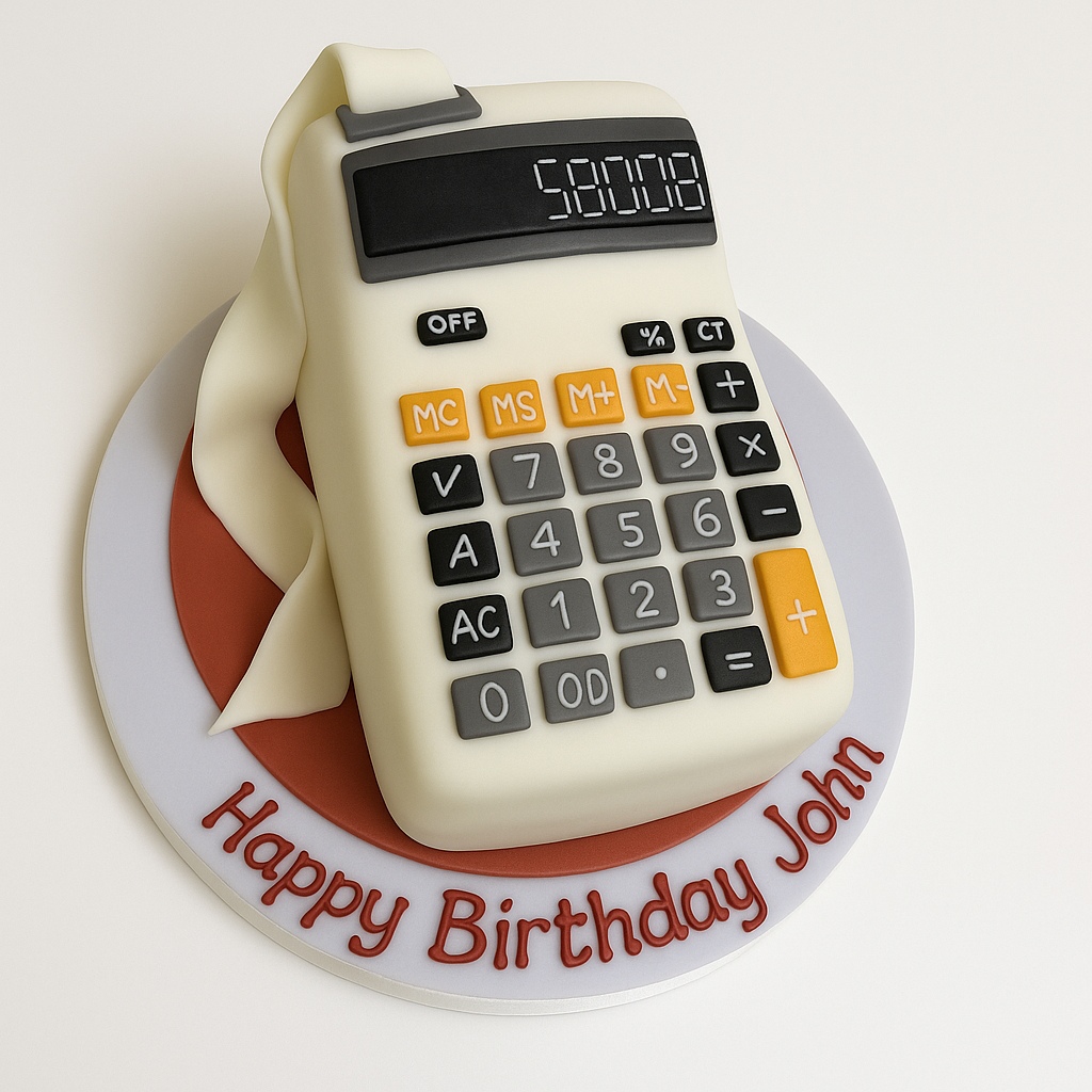 Calculator Cake