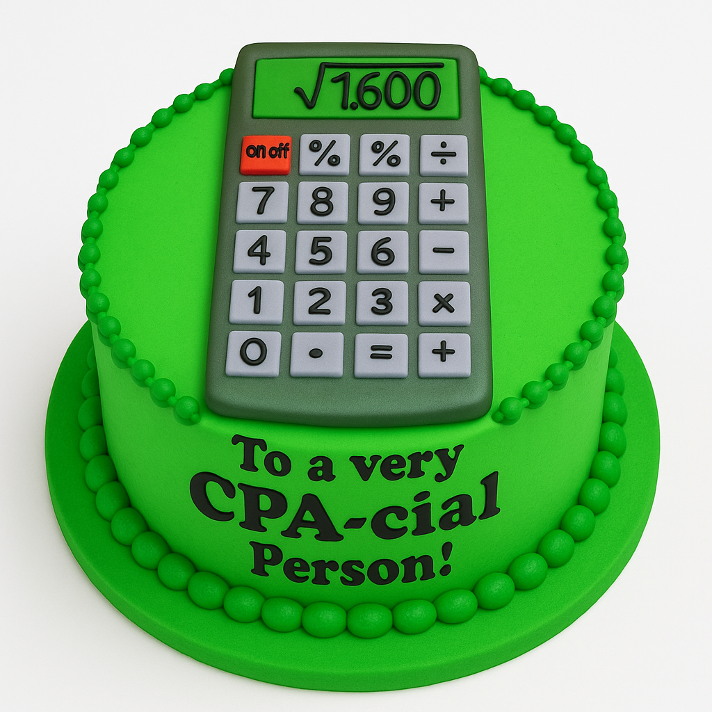 Calculator Cake