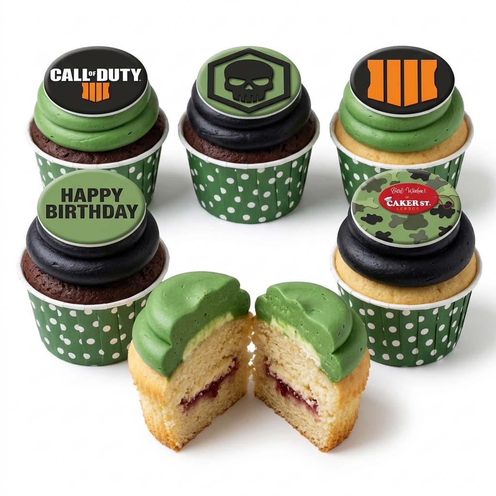 Call of Duty Birthday Cupcakes