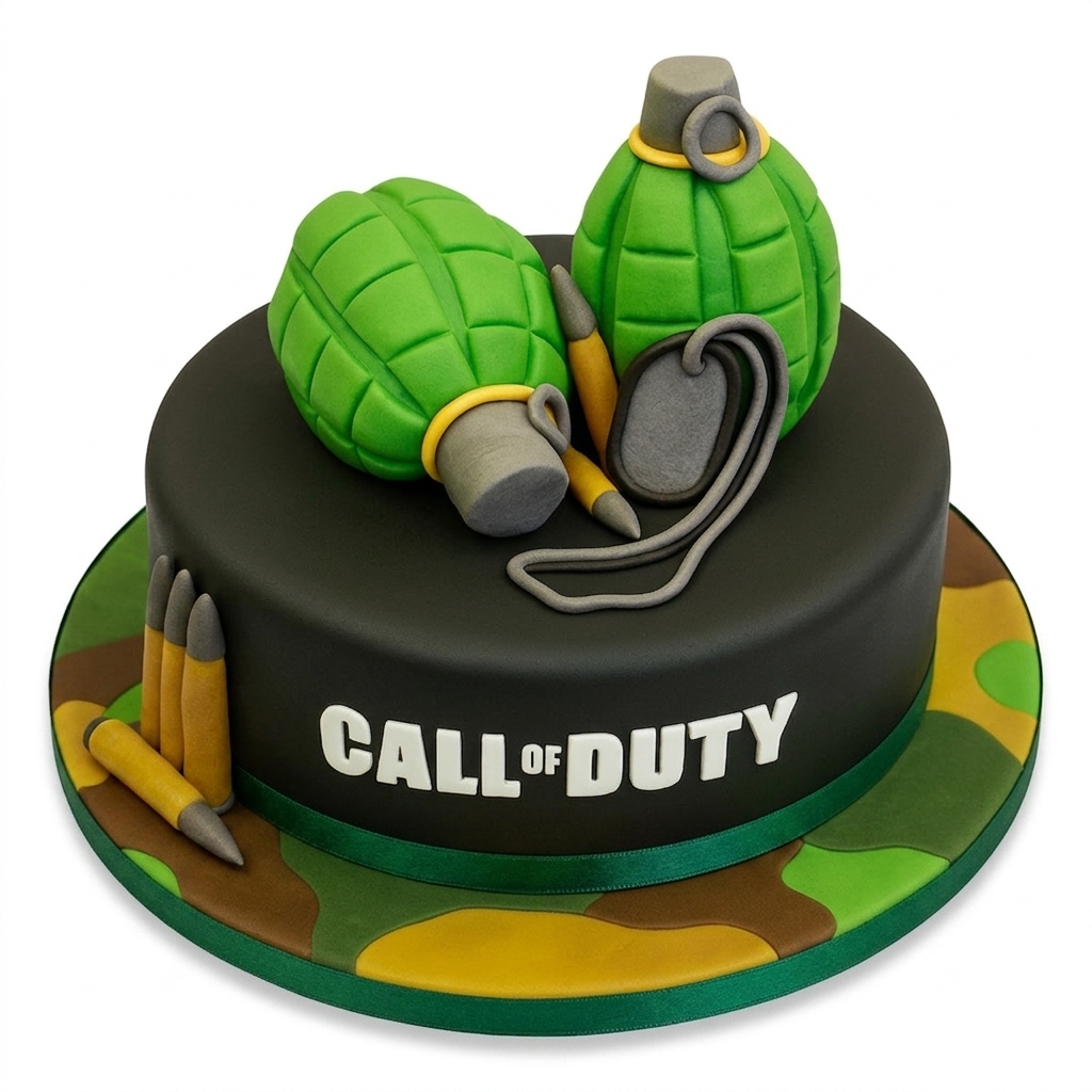 Call of Duty Birthday Cake