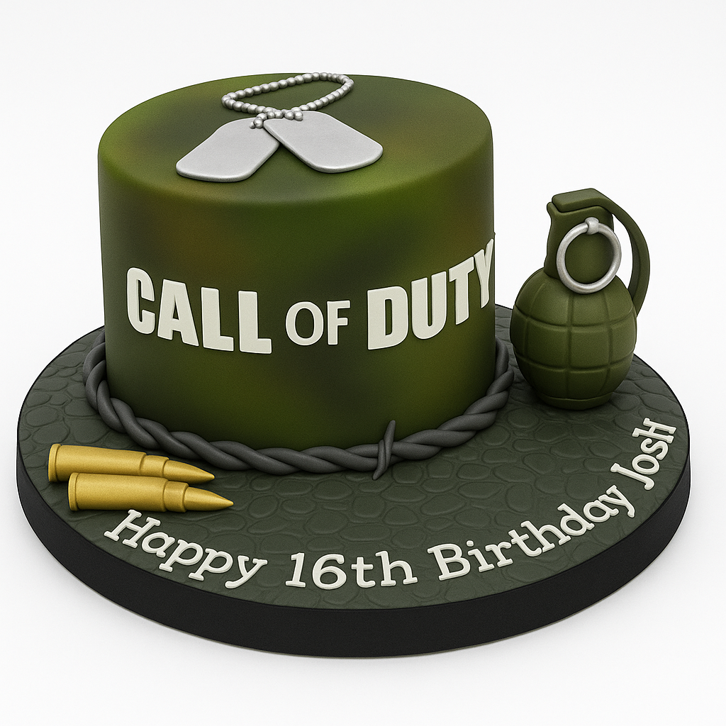 Call of duty cake