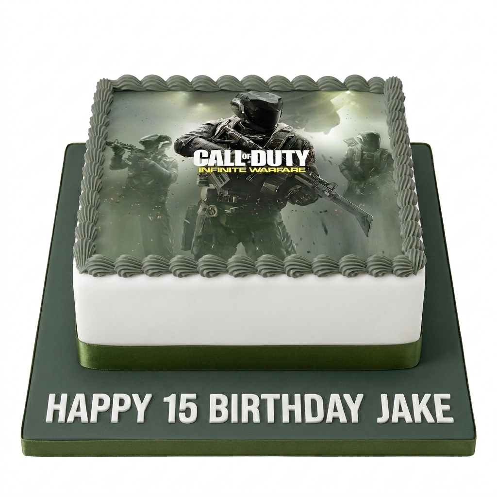 Call of Duty Gaming Birthday Cake