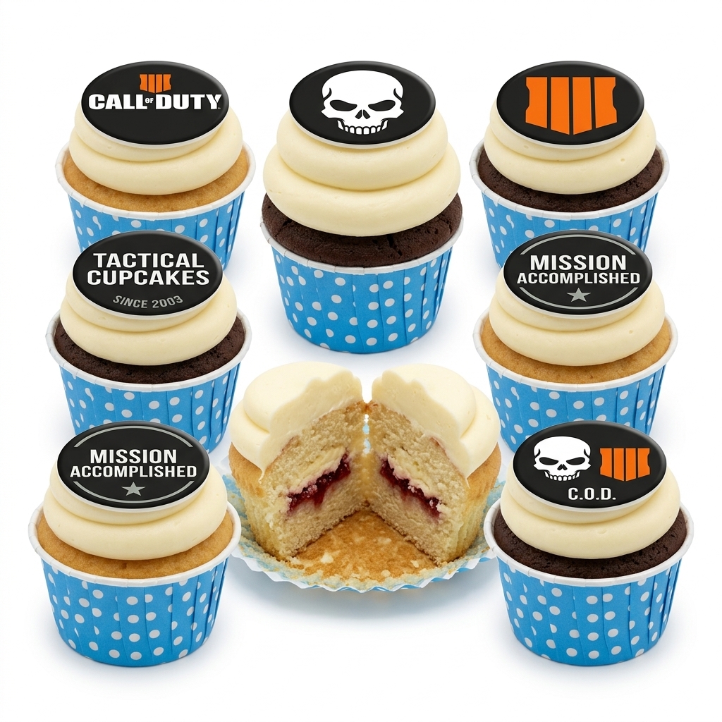 Call of Duty Birthday Cupcakes