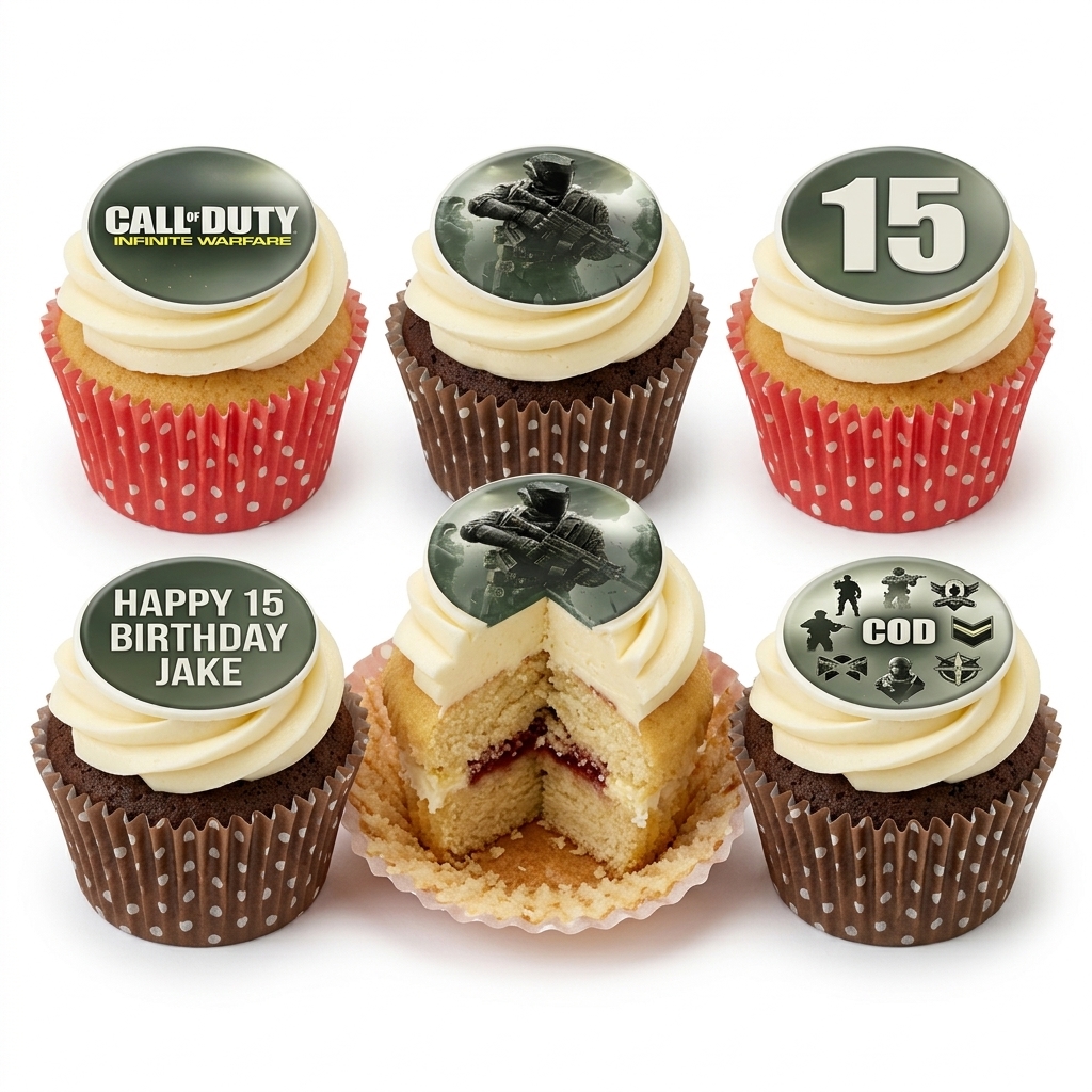 Call of Duty Birthday Cupcakes | Custom Gaming Treats