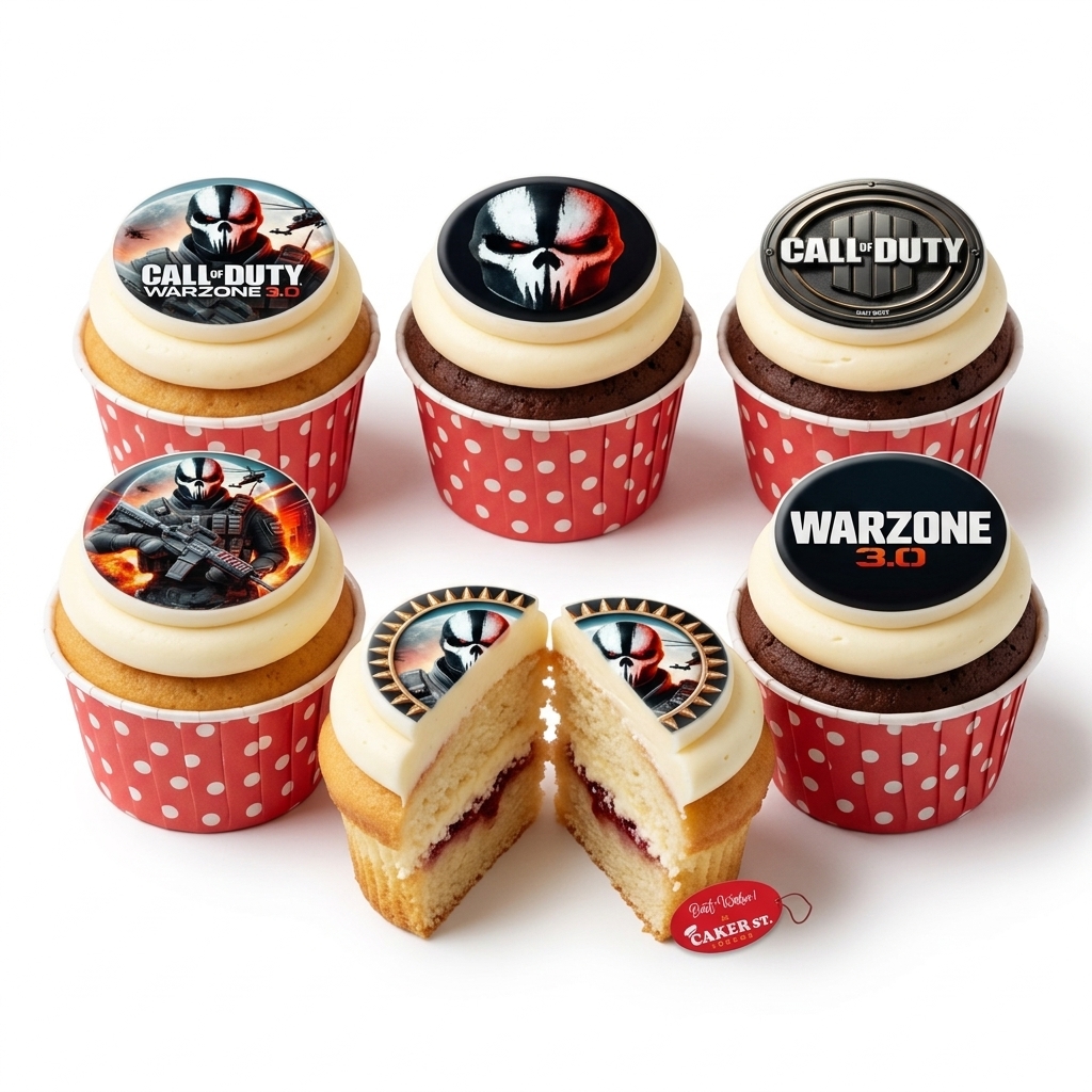 Call of Duty Warzone Gaming Cupcakes