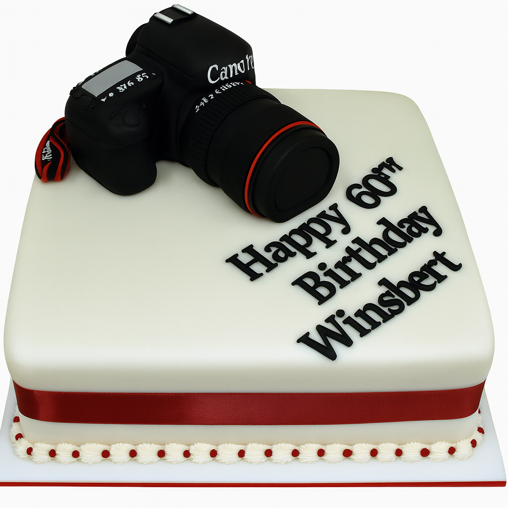 Camera Birthday Cake