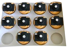 Camera Theme Cupcakes