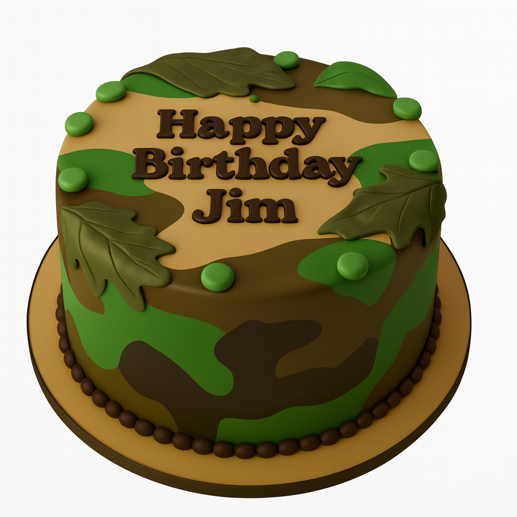 Camouflage Cake