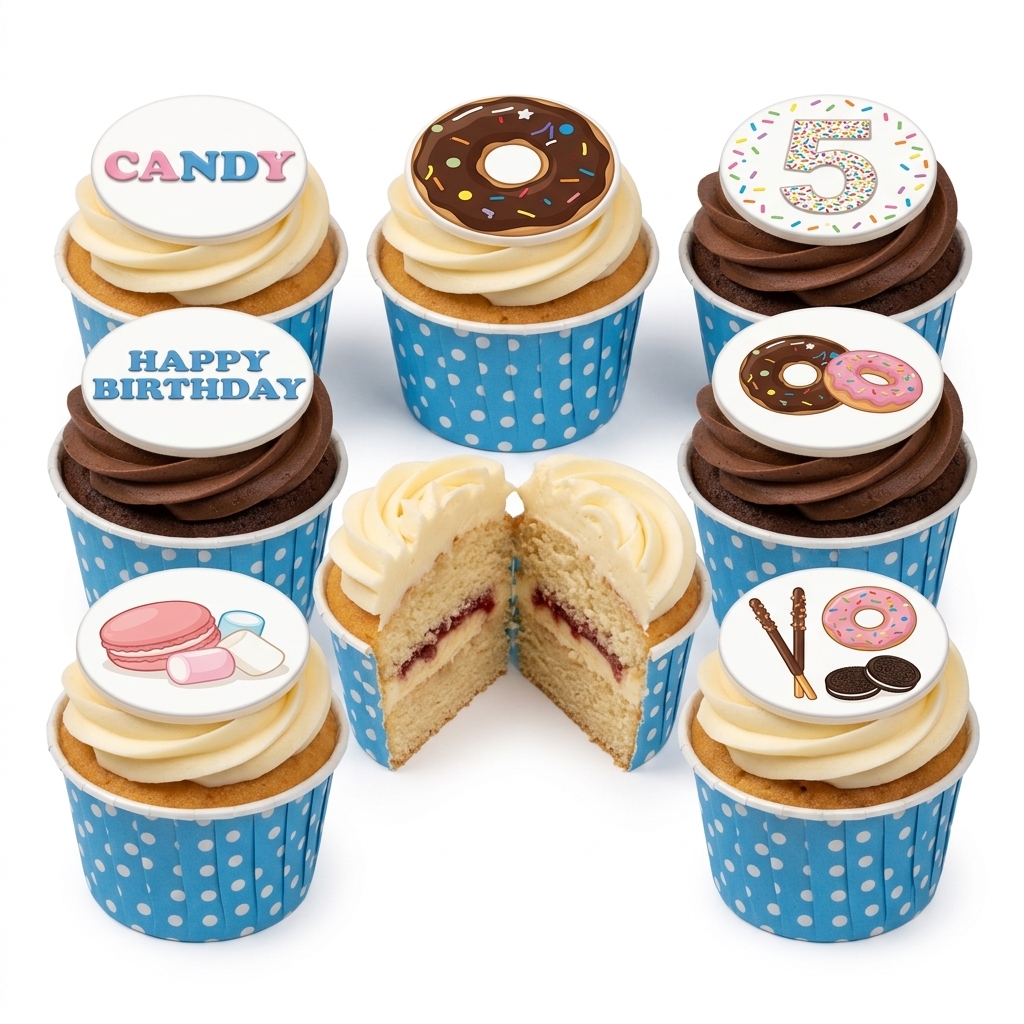 Sweet Treat Birthday Cupcakes