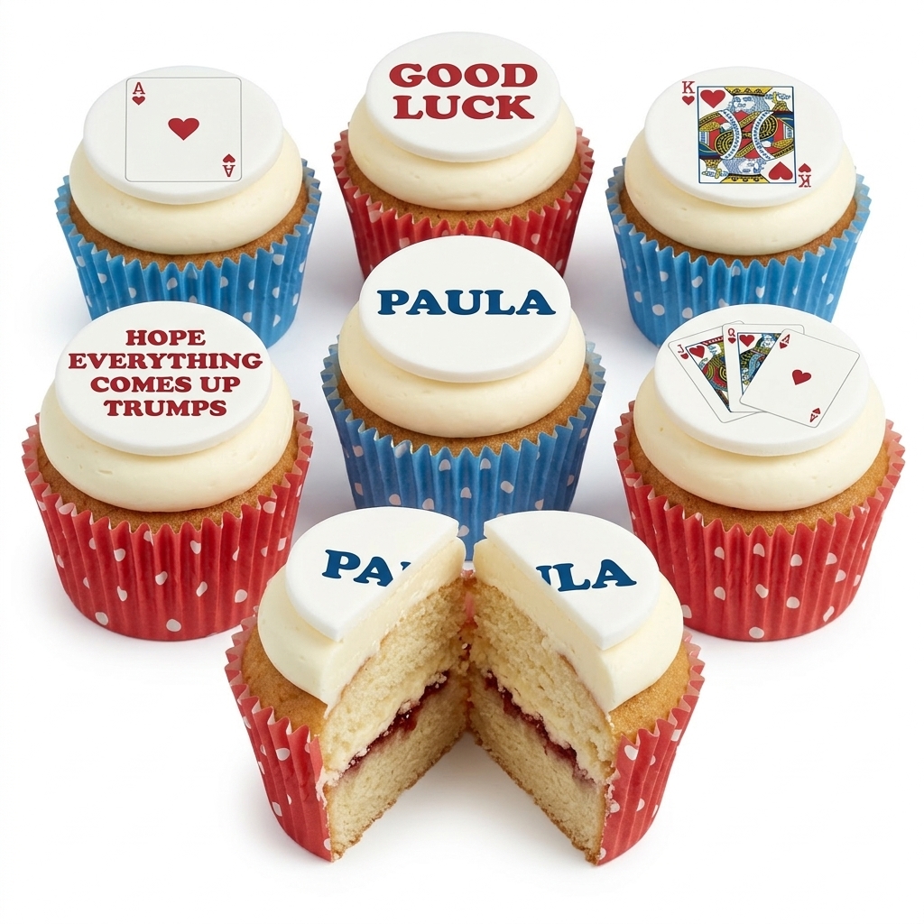 Casino Theme Birthday Cupcakes