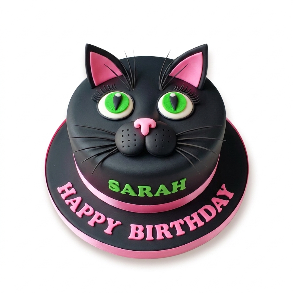 Black Cat Birthday Cake