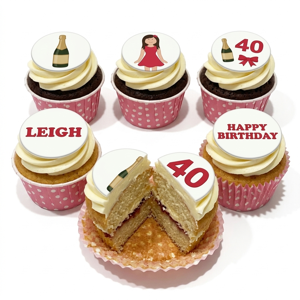 Birthday Cupcakes for Her - Party Celebration