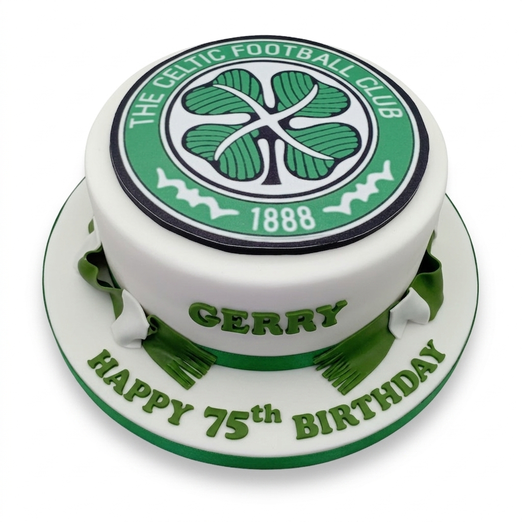 Celtic FC Football Birthday Cake
