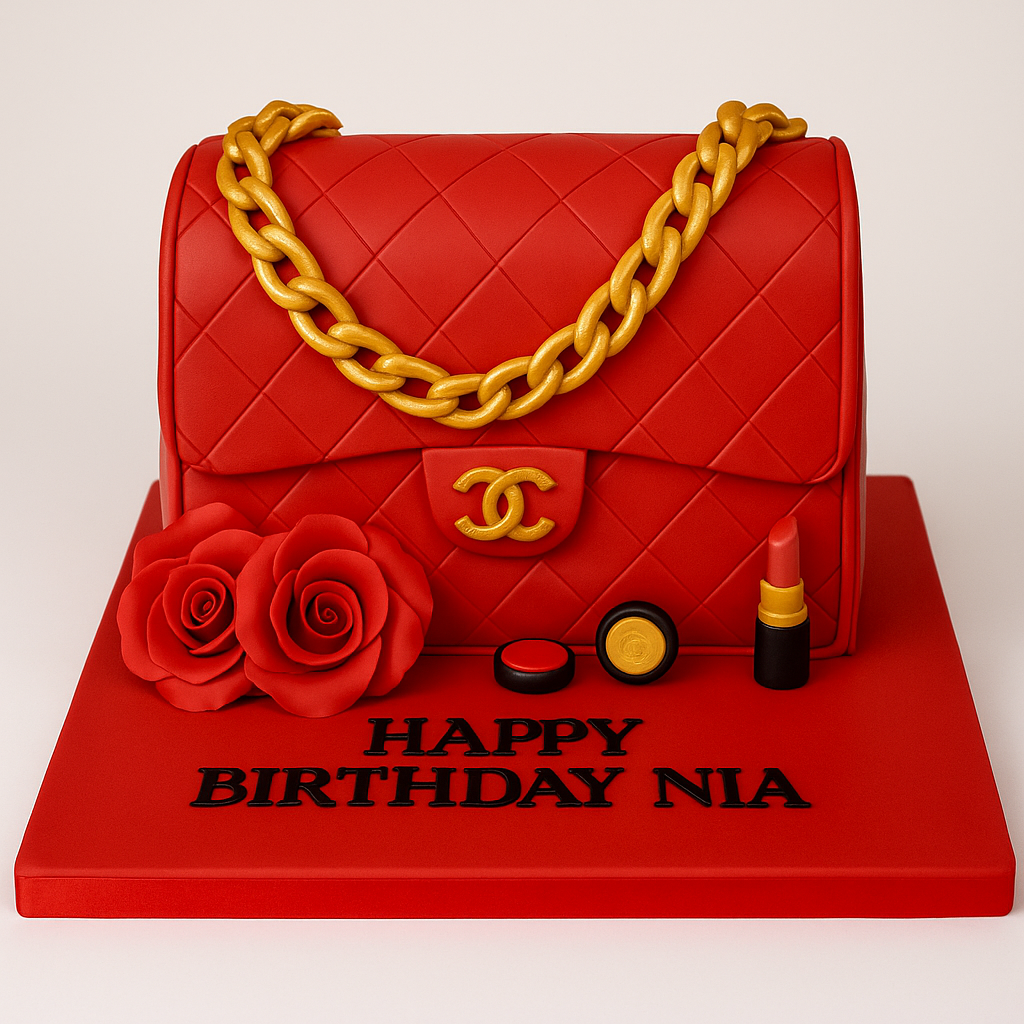 Chanel 3D Handbag cake