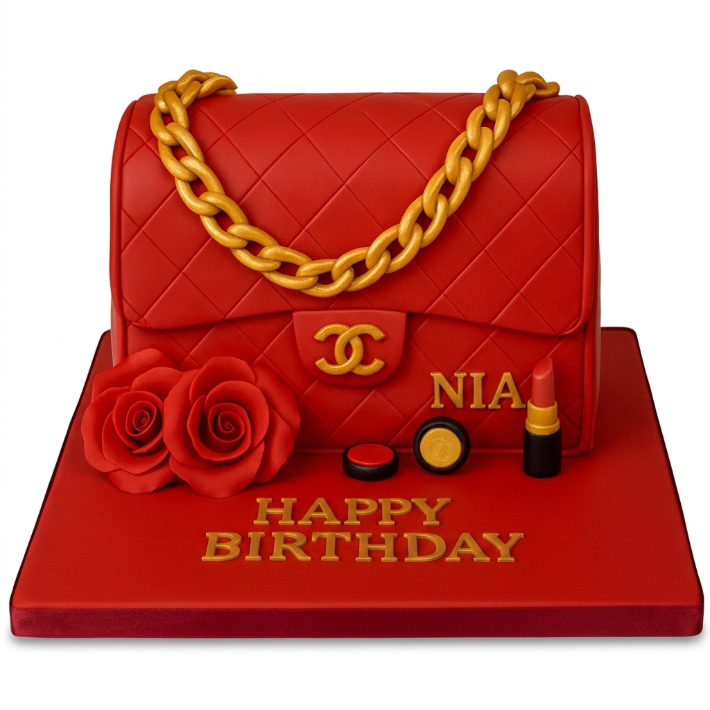 Chanel Handbag Birthday Cake for Her