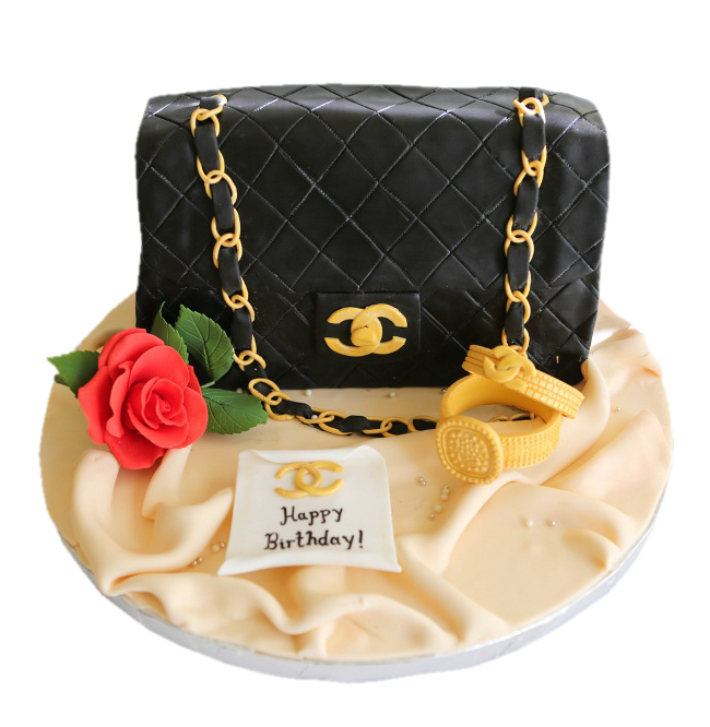 Chanel Shopping Bag on Cake  Heidelberg Cakes