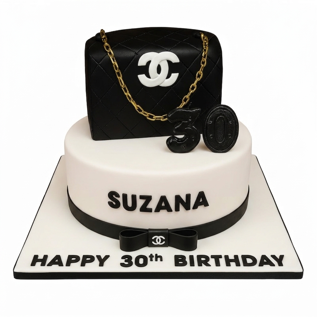 Chanel Handbag Birthday Cake for Her