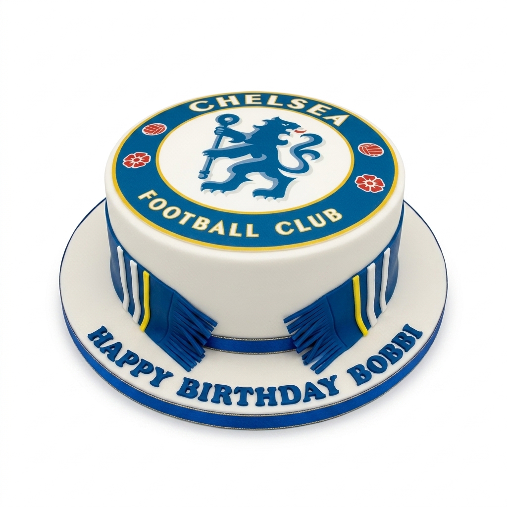 Chelsea Football Club Birthday Cake