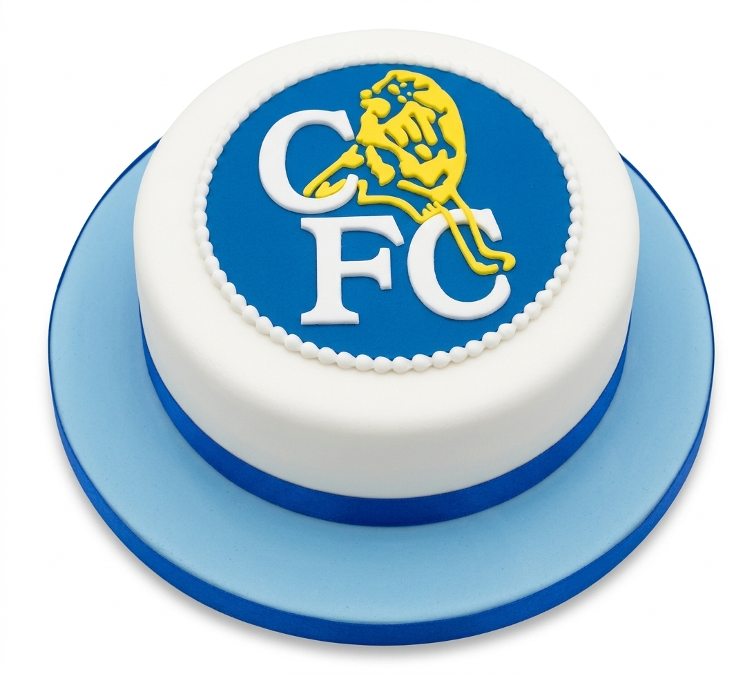 Chelsea FC Football Birthday Cake