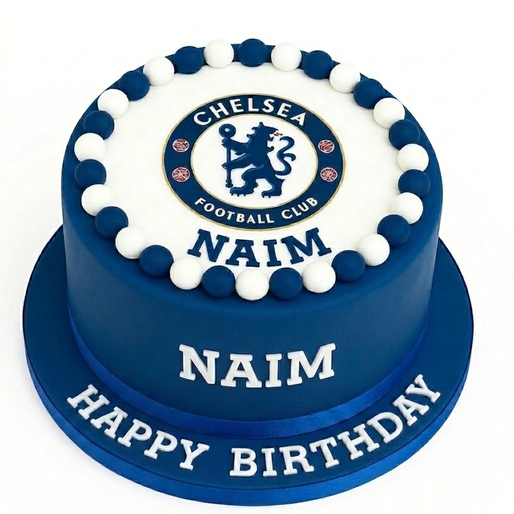 Chelsea Football Club Birthday Cake