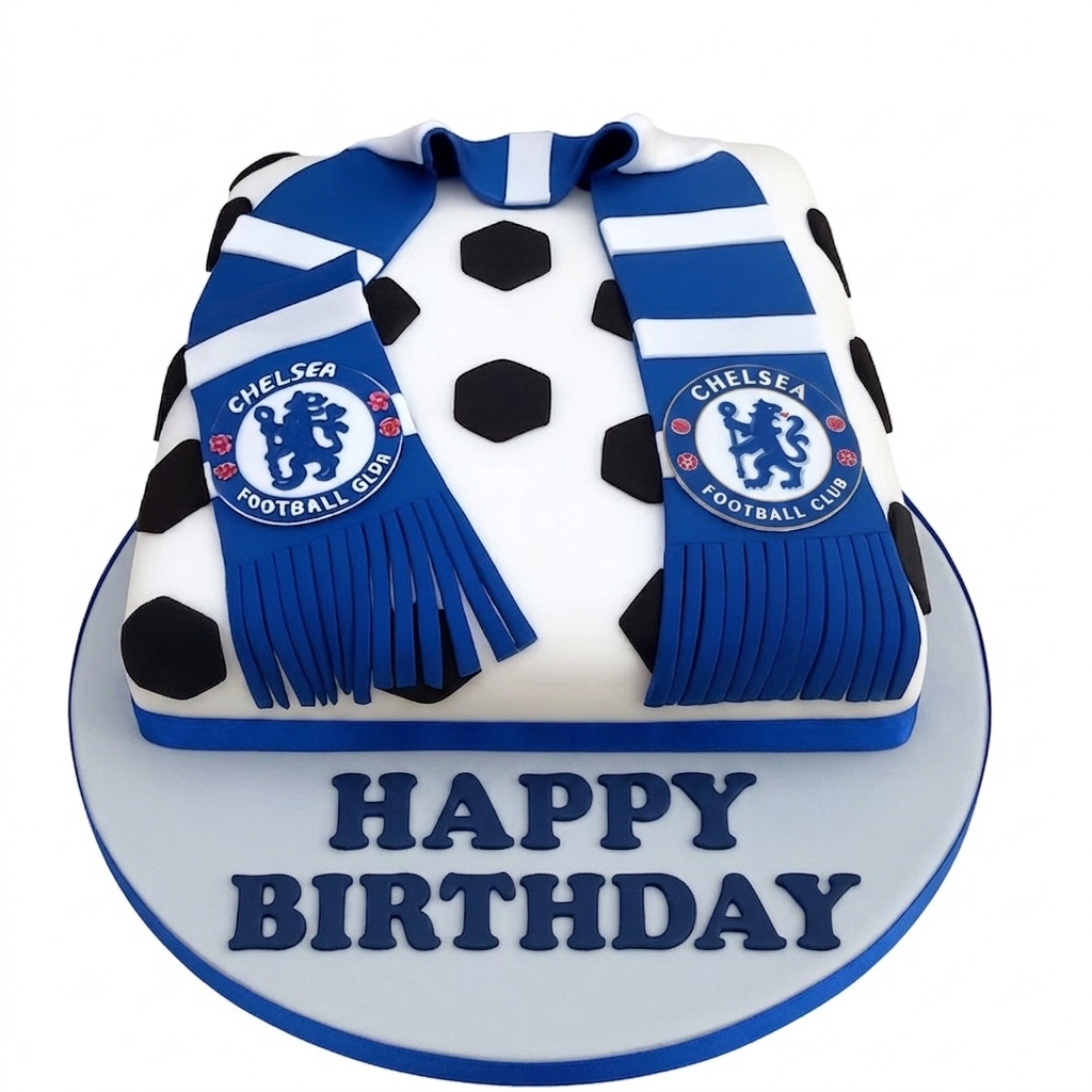 Chelsea Football Club Birthday Cake