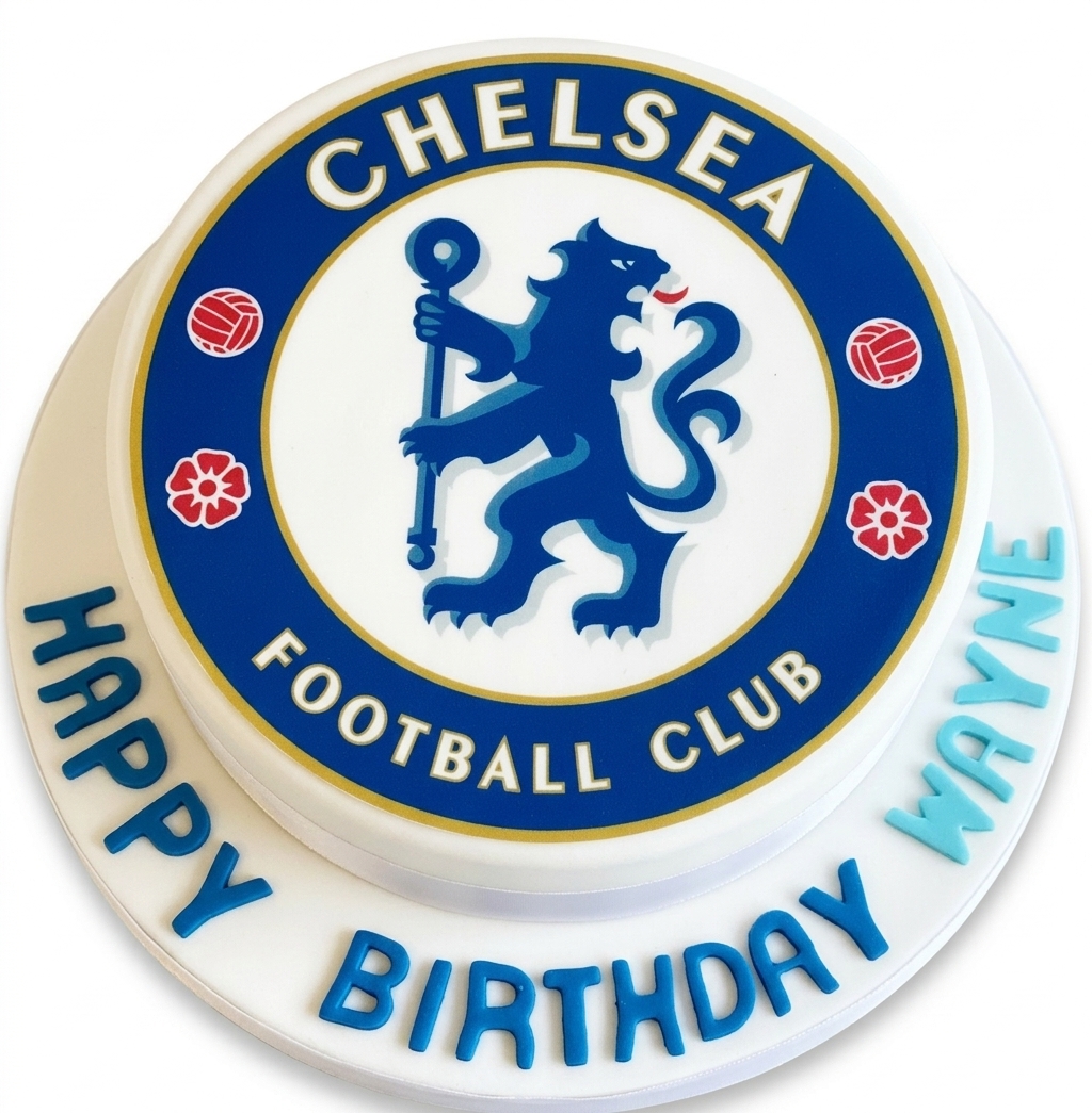 Chelsea Football Club Birthday Cake