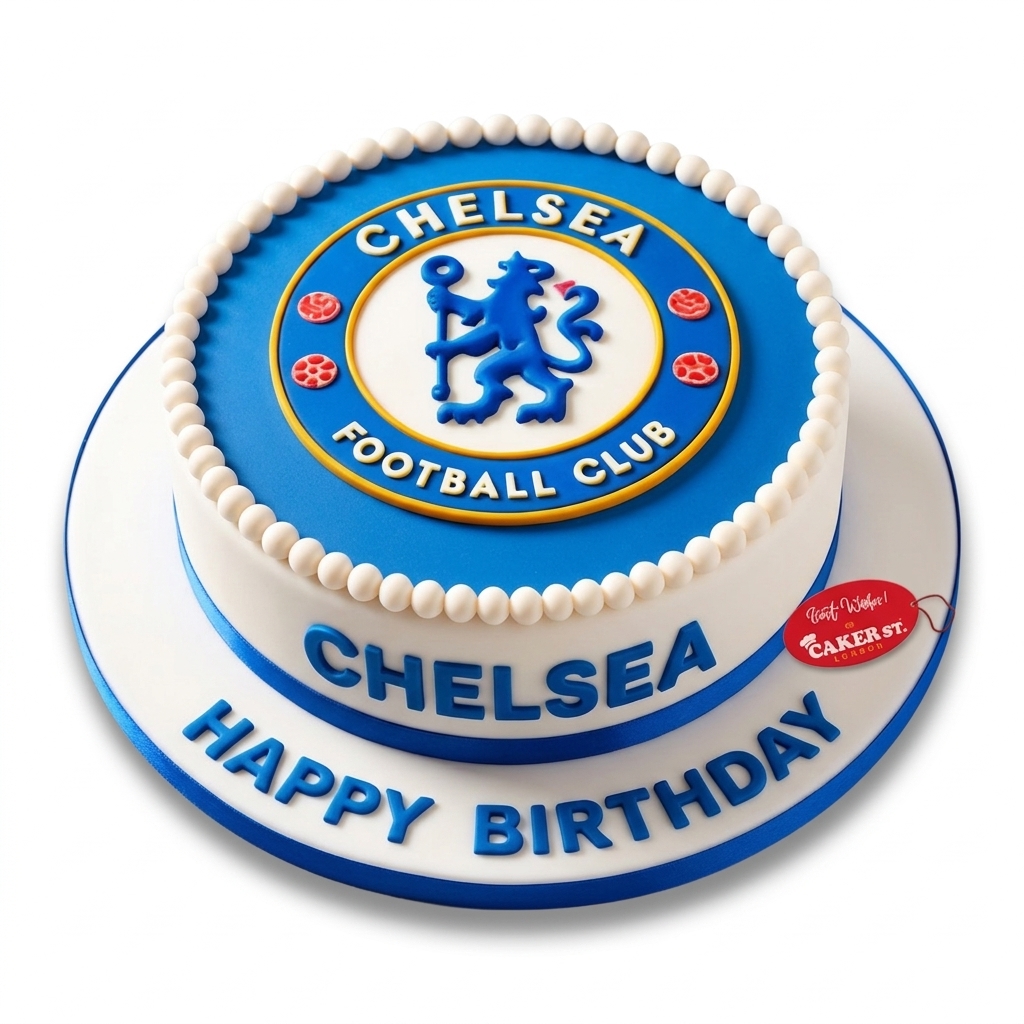 Chelsea Football Birthday Cake